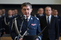 Na zdjęciu widoczny jest Komendant Wojewódzki Policji w Poznaniu nadinsp. Piotr Mąka